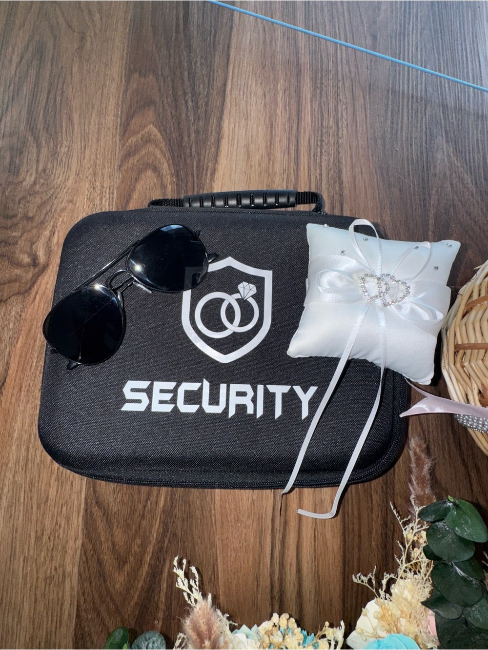 Ring Bearer “Ring security” briefcase set